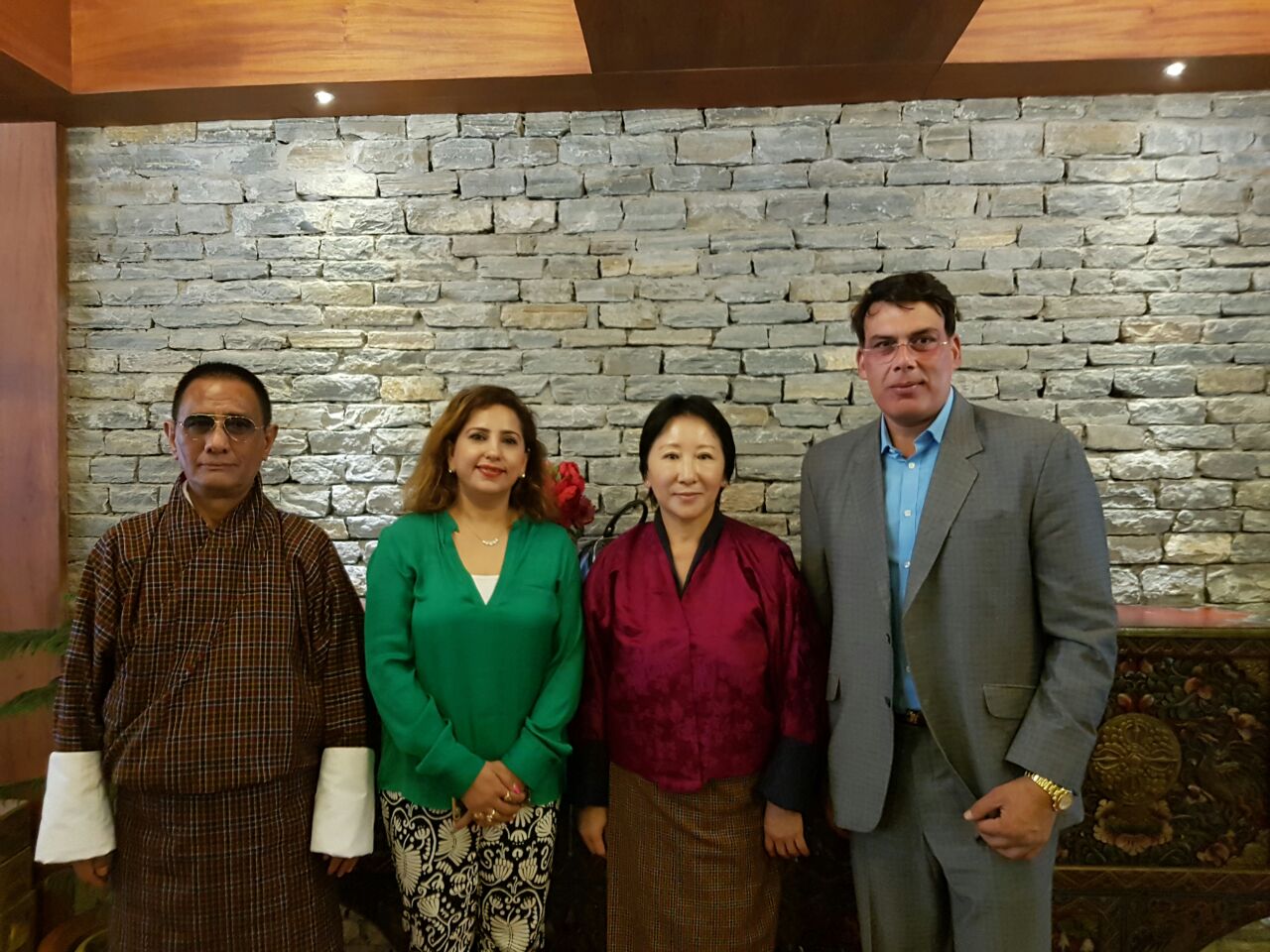 With Mr. Dorji Eminents Business Man Of Bhutan